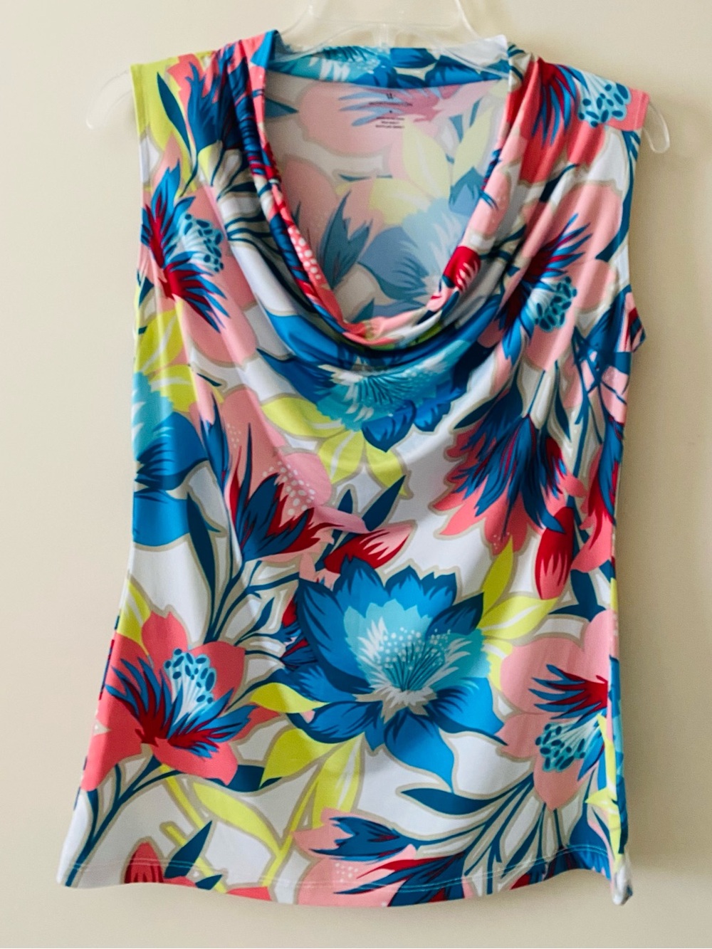 Worthington Women’s Multicolor Floral Sleeveless Top - S - New without Tags